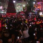 حفل انارة شجرة الميلاد المجيد في رام الله