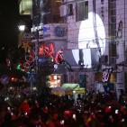 حفل انارة شجرة الميلاد المجيد في رام الله