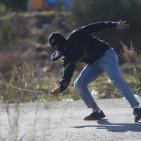 مواجهات اليوم الجمعة على المدخل الشمالي لمدينة البيرة 