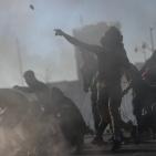 مواجهات اليوم الجمعة على المدخل الشمالي لمدينة البيرة 