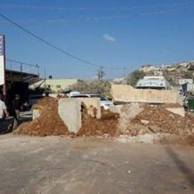 قوات الاحتلال تغلق مداخل حوارة جنوب نابلس