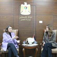 وزيرة العمل تبحث مع SPARK وFlow تطوير سياسات وطنية لتعزيز الريادة والاقتصاد الأخضر.