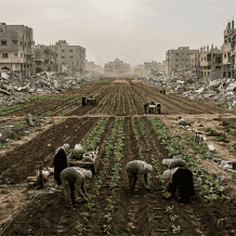 خاص| رغم الإبادة وشحّ الإمكانيات.. مزارعو غزة يحاولون إحياء أراضيهم!