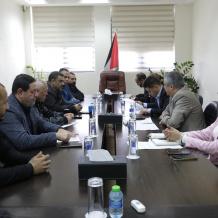 بسيسو يبحث احتياجات المنطقة الغربية لمحافظة رام الله والبيرة من مشاريع الطرق