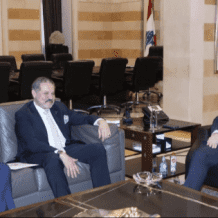 رئيس مجلس الوزراء اللبناني يستقبل الممثل الخاص للرئيس الفلسطيني ويبحثان أوضاع المخيمات والنزوح