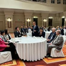 السفير أبو زيد يترأس اجتماع السلك الدبلوماسي في أستانا ويؤكد أهمية تعزيز التعاون الدولي