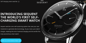 ساعة ذكية بنظام نظام شحن ذاتي