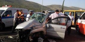 4 إصابات بينها خطيرة في حادث سير 