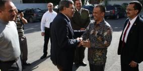 الفتياني يطلع وفدا اندونيسيا على الاوضاع في الاغوار