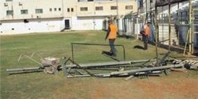 بلدية قلقيلية تبدأ العمل بالملعب البلدي