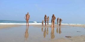 صور: فنان من غزة يجسد ويلات النزوح إبان الحرب بطريقة مبتكرة