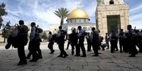 الاحتلال يغلق أبواب المسجد الاقصى