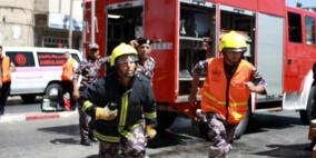 إصابات في حريق ببرج سكني غرب مدينة غزة