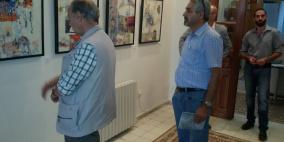 معرض رسومات في مؤسسة القطان رام الله