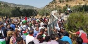 مسيرة سلمية في بيت جالا تنديدا بسلب الارض لصالح الجدار العنصري