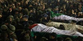 الخليل: لن نقبل إلا بجنازات مهيبة لأبنائنا الشهداء