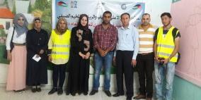 وفد من مديرية تربية يطا يزورون مخيم الشهيد امجد الجندي في المدينة