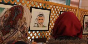 طلبة فنون اسعاد الطفولة ينظمون معرض"القائد أبو عمار"