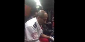 بالفيديو: الاحتلال يختطف سيارة إسعاف ويعتقل مصابا