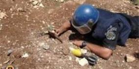 الشرطة تتلف قنبلة يدوية شرق نابلس