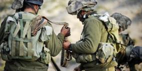 مناورات احتلاليه  بالذخيرة الحية جنوب غرب جنين