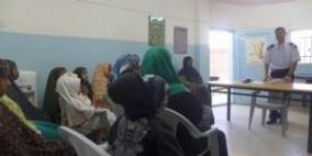 الشرطة تختتم المرحلة الأولى من مشروع توعية المرأة في أريحا