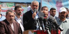 في أول كلمة بعد انتخابه.. هنية: لا نقبل أن تهان كرامة الأسرى