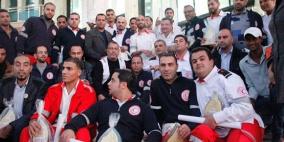 فتح وكتائب الأقصى تكرمان مسعفي الهلال الأحمر