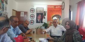 النضال الشعبي بطولكرم تلتقي حزب "فدا" ومكتبة البلدية