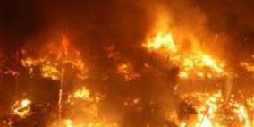 احتراق منزل نتيجة لتسرب الغاز في جنين