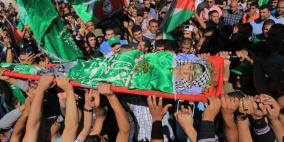 جنازة الشهيد عروة حماد في قرية سلواد شمال شرق رام الله