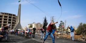 مواجهات اليوم الثلاثاء قرب حاجز قلنديا و حاجز "بيت ايل" شمال البيرة