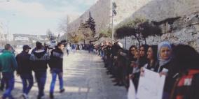 20 إصابة بالاختناق خلال قمع الاحتلال لمسيرة في القدس