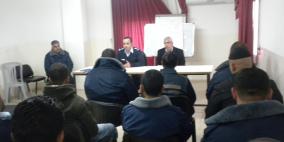 هيئة التوجيه السياسي قلقيلية تحاضر في مدرسة الصديق