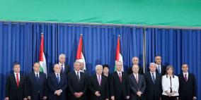 الحكومة الفلسطينية الجديدة تؤدي اليمين الدستوري أمام الرئيس