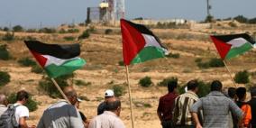 اعتصام وزراعة أشجار في الأراضي المهددة بالمصادرة غرب سلفيت