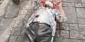 اعتداء المحتلين  على المصلين في المسجد الاقصى  اليوم الاثنين 14/9/2015