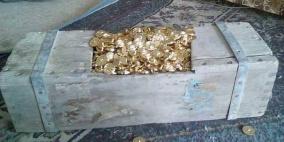 العثور على كنز ذهبي شرق غزة