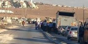 الاحتلال يغلق حاجز جبع في مسلك الخروج من رام الله