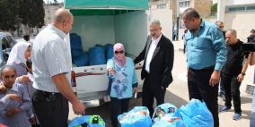 مكرمة رئاسية (شنط مدرسية) لطلاب المدارس في مخيمي طولكرم ونور شمس