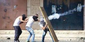 36 إصابة في مواجهات بمخيم شعفاط