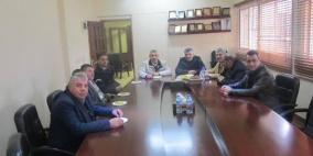 ملتقى رجال اعمال نابلس يستقبل الرائد براهمة مدير الضابطة الجمركية في المدينة