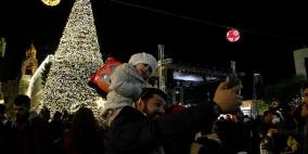 بيت لحم تتباهى معلنة بدء أعياد الميلاد