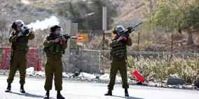 إصابة شاب بعيار معدني وآخرين بالاختناق بمواجهات شمال بيت لحم