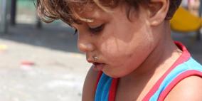 " راية" مع النازحين في مدرسة بيت لاهيا