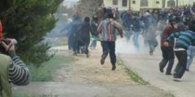 إصابات خلال قمع الاحتلال مسيرة ليوم الأرض في طولكرم