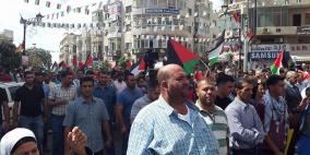 رام الله  تنتصر للقدس في مسيرة احتجاج على القمع الاسرائيلي في الاقصى والمسجد الاقصى