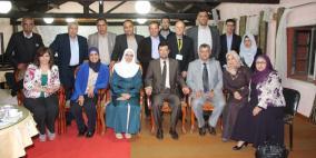 نائب رئيس "القدس المفتوحة" والوفد المشارك في مؤتمر الجزائر يلتقي السفير الفلسطيني