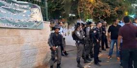 الاحتلال يعتدي على متضامنين مع الأسرى بالقدس المحتلة