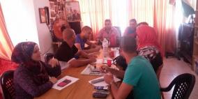 اتحاد شباب النضال بطولكرم يناقش القضايا والأوضاع الشبابية